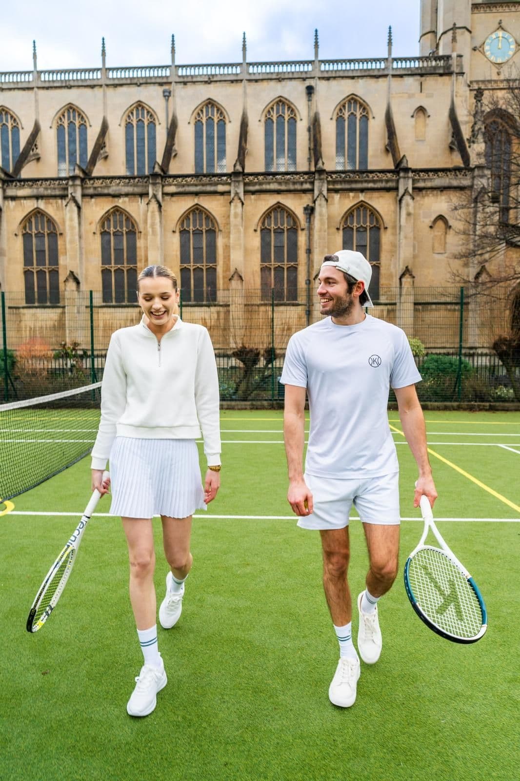 A coach running a tennis session
