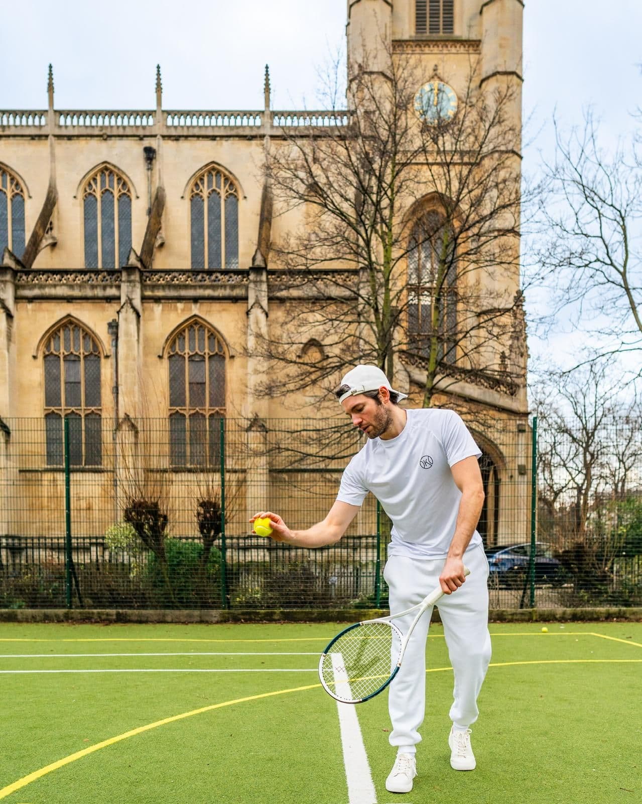 Members playing tennis at St Luke's